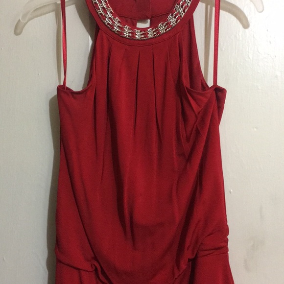 WH/BM Red Cocktail Dress SZ XS. 💋💋💃🏻💃🏻🔥🔥 - Picture 7 of 7